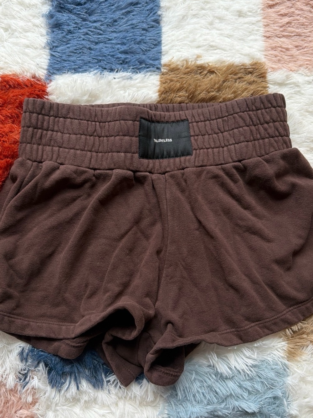 TALENTLESS Brown Women's Lounge Shorts